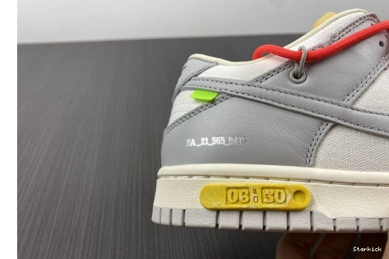6 Lot O-W DM1602-110 Dunk Low Nike 0809